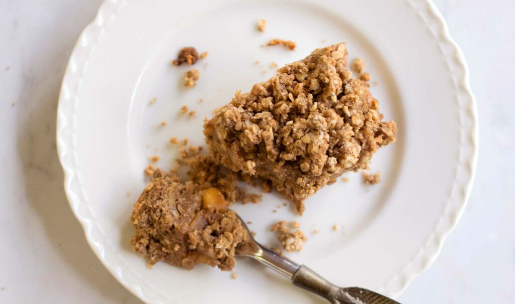 Spiced Caramel Apple Teff and Oat Bars
