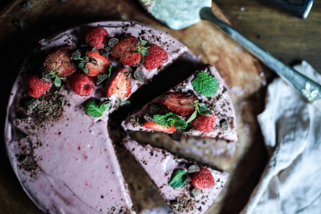 Gluten-Free Vegan Chocolate Cake cut into slices
