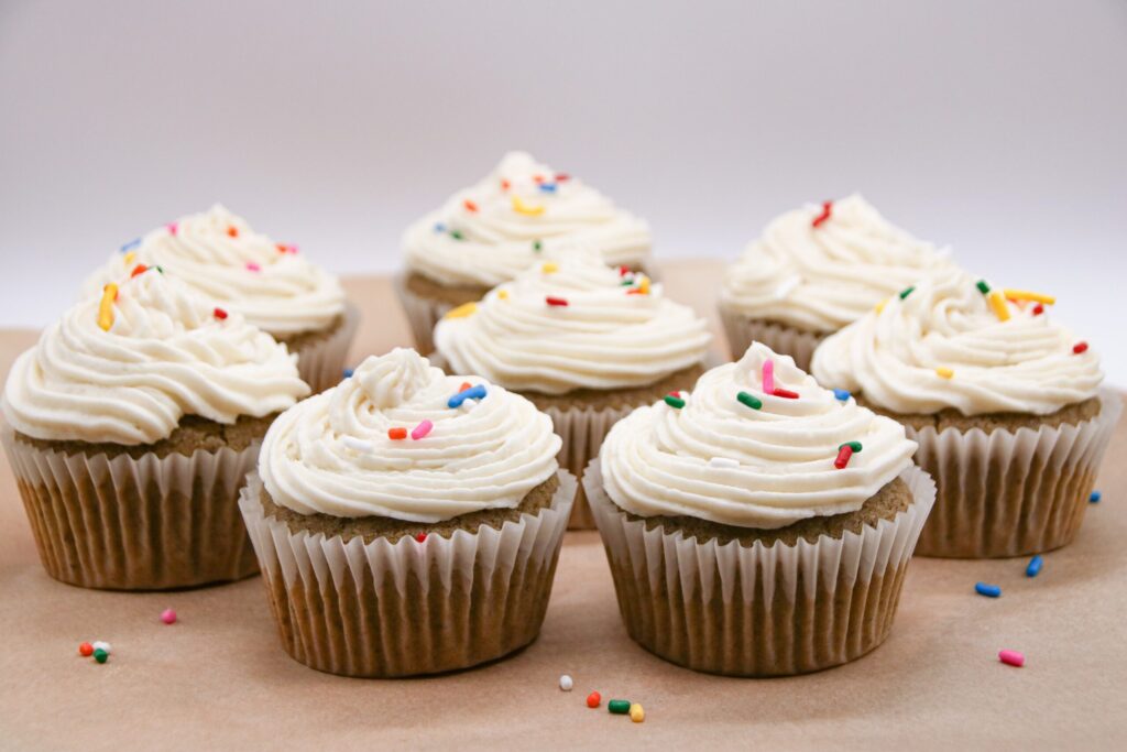 Gluten-Free Vanilla Cupcakes with Buttercream Frosting